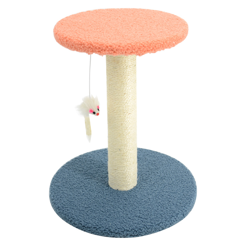 MH01 Color-Contrast Jumping Platform Sisal Bench Cat Tree