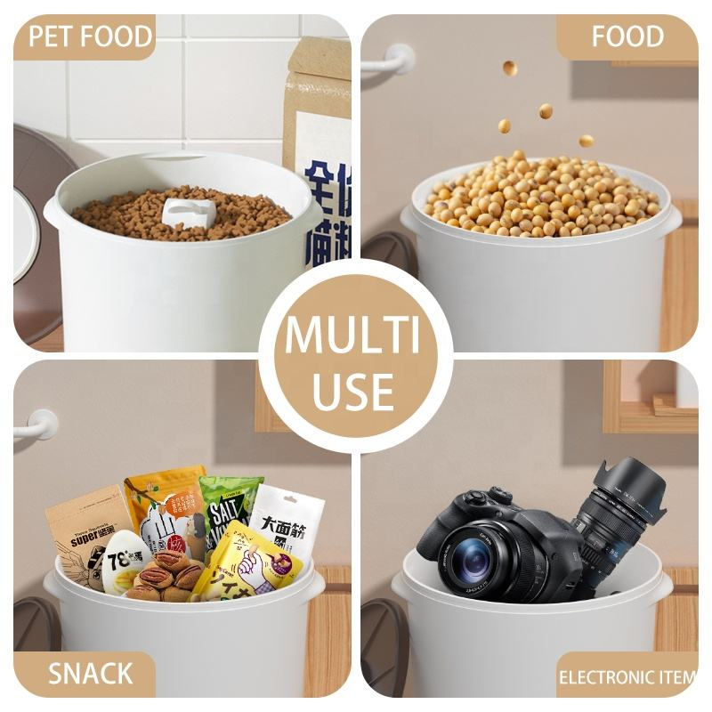 13L Automatic Smart VacuumPet Dog Cat Food Storage Container