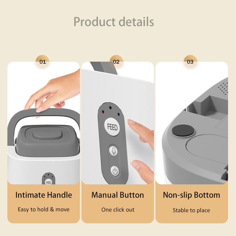 Automatic Dog Treat Dispenser For Outdoor Remote Interactive Puzzle Feeding And Training