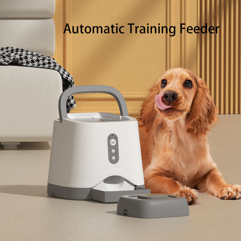 Automatic Dog Treat Dispenser For Outdoor Remote Interactive Puzzle Feeding And Training