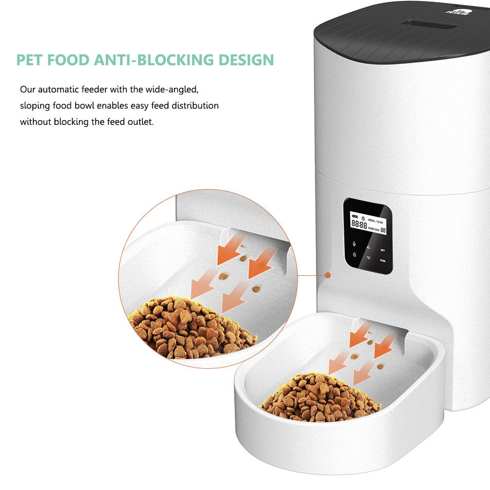 Indoor 7L Large Capacity App Camera Cat Dog Bowls 1080P Real-Time Video Automatic Pet feeder