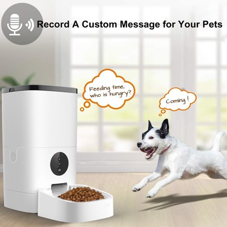 Mobile Phone Control Audio WiFi Smart Pet Feeder HD 1080P Camera 6L Video Automatic