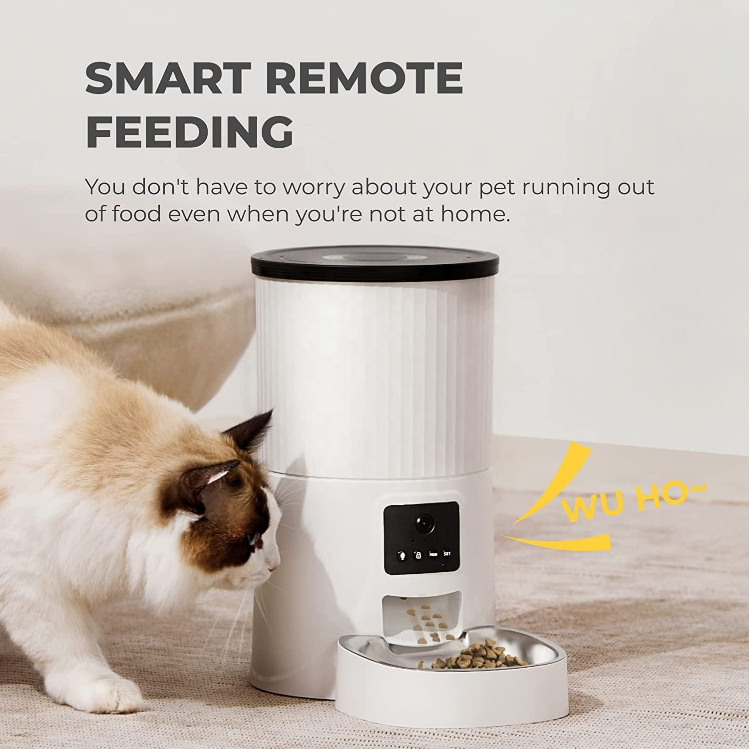 Anti-Stuck 4L Smart Feeder Camera HD 1080P Camera