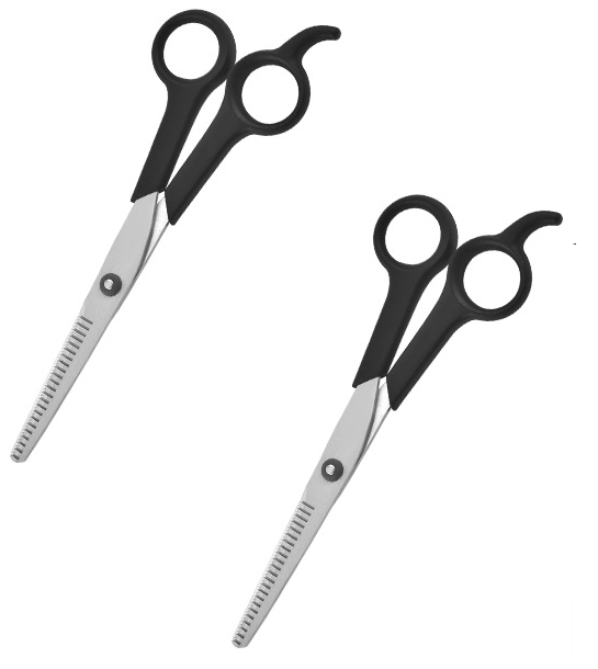 Toothed scissors